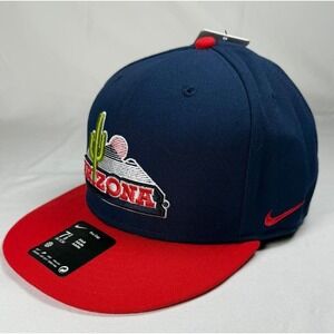 Men's Nike Navy/Red Arizona Wildcats Two-Tone Primetime 7-3/8 Fitted Hat - NWT